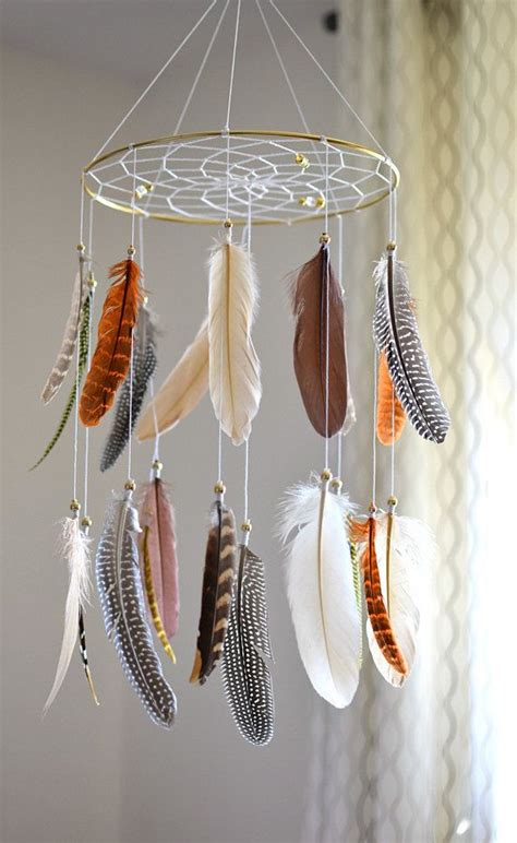 Woodland Nursery Decor Woodland Dreamcatcher Baby Mobile Native