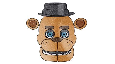 How To Draw Freddy Fazbear From Five Nights At Freddy S Drawingnow