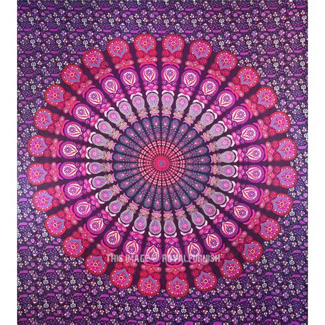 If you love the dead and love those dancing bears, this is. Queen Pink Purple Indian Mandala Throw Tapestry, Dorm ...