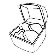 Chicken nuggets printable coloring pages gifts for kids classic t shirts shirt designs kfc mens vintage 1988 mcdonald's chicken nugget happy meal toys. Chicken Nugget Coloring Page at GetColorings.com | Free ...