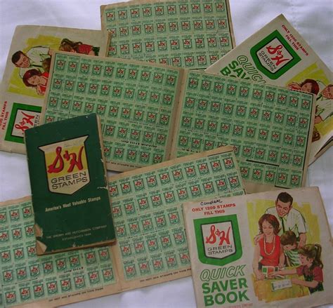 Use of food stamps—older persons may use food stamps to purchase meals in certain approved restaurants that sell food at special reduced prices. VINTAGE S&H GREEN STAMPS IN BOOKS LOT = 6 FILLED | Rare ...