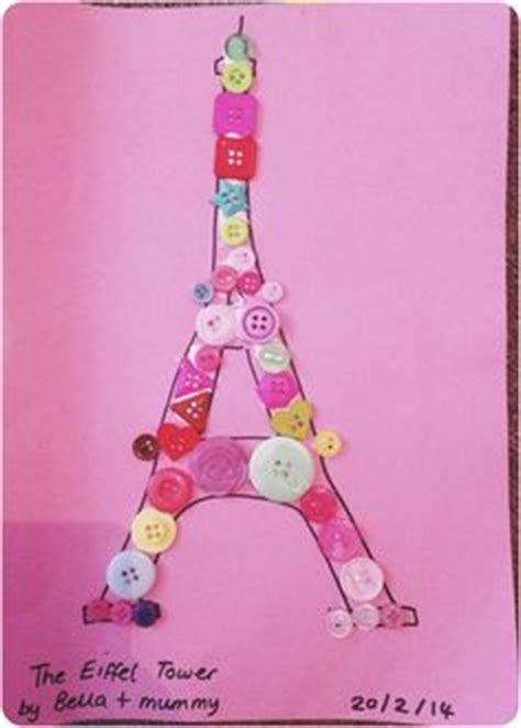 My daughter made this glittery eiffel tower for her class project, during a week they learned about france. French poodle art / craft project for France unit ...