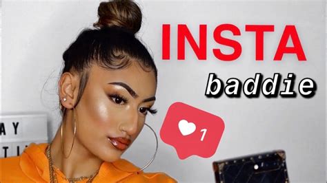 Insta Baddie Makeup Tutorial How To Be A Bad B Youtube