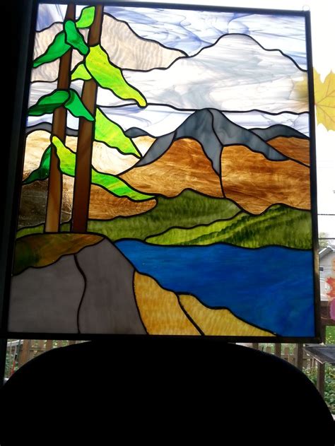 15 best Scenery and Landscape Stained Glass images on Pinterest