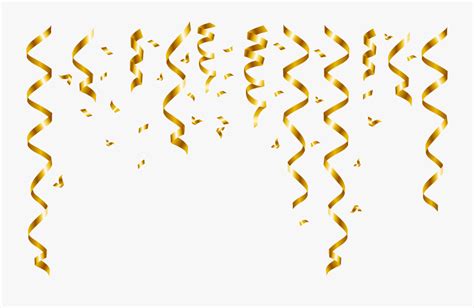 Gold Confetti Border Png Transparent Background Gold Confetti Png
