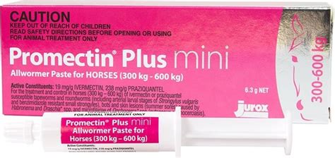 Buy Jurox Promectin Plus Mini Allwormer Paste For Horses Online