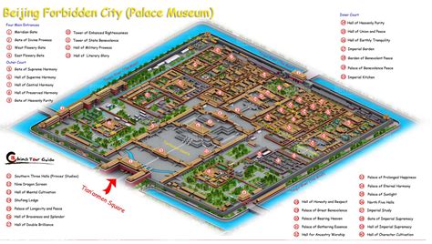 Forbidden City Map Map Of Beijing Palace Museum 2024