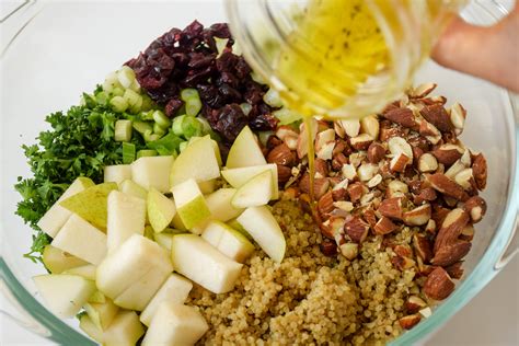 Pear And Nut Quinoa Salad Bravabod
