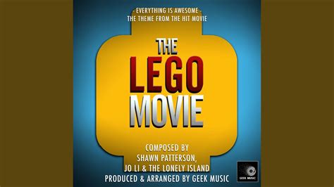The Lego Movie Everything Is Awesome Main Theme Youtube