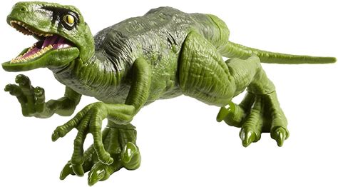 Jurassic World Fallen Kingdom Attack Pack Velociraptor Action Figure Green Mattel Toywiz