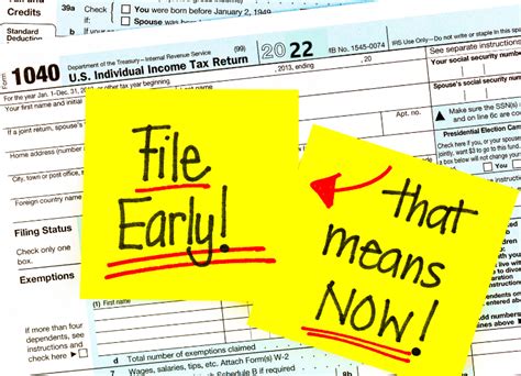 4 Reasons To File Your Taxes Early