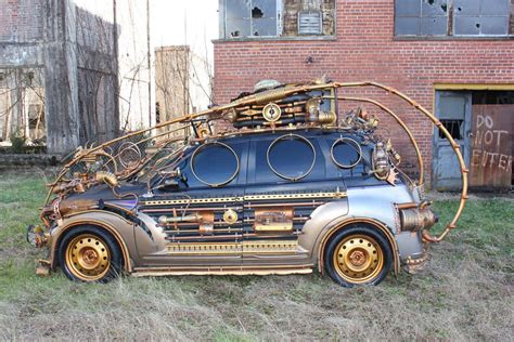 ‘gods Car Old Fort Steampunk Artist On The Move Through Wnc