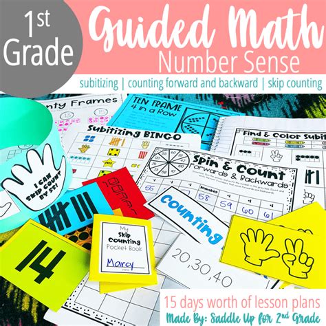 Number Sense Activities And Games For First Grade