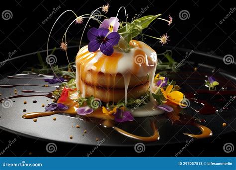 Gastronomic Artistry: Crafted Culinary Masterpieces Stock Image - Image