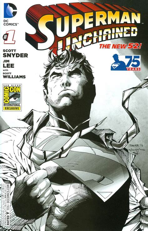 Superman Unchained 1 Cover O 2013 San Diego Comic Con Exclusive