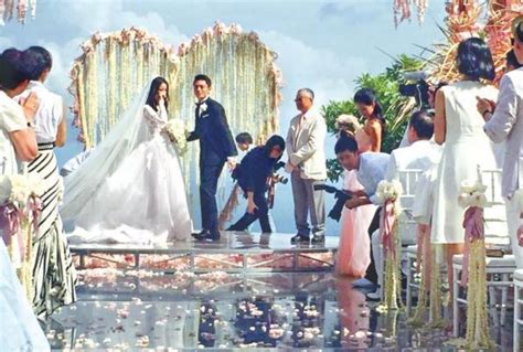 Taiwanese Actors Ruby Lin 林心如 And Wallace Huo 霍建華 Marry In An