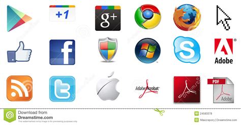 Colección de ꭲꮯ toxico360 • última actualización: Famous Logo Icon Collection Editorial Stock Photo - Image: 24583378