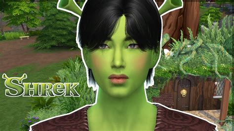 I Turned My Bts Sims Into Ogres Shrek Sims 4 Cas Youtube