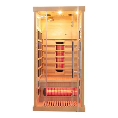 1 Person Full Spectrum Infrared Sauna With Complete Heat Vidalux