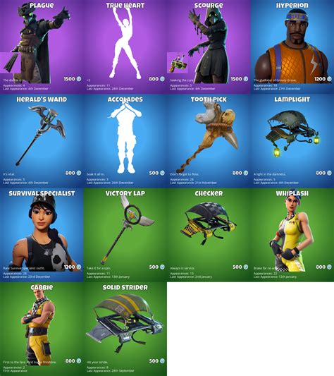 Fortnite Item Shop 31st January All Fortnite Skins Cosmetics