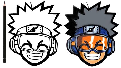 Comment Dessiner Obito Uchiwa Emoji Naruto Easy Drawings Dibujos