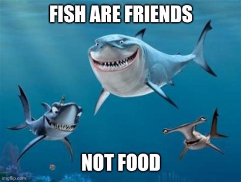 Fish Are Friends Not Food Imgflip