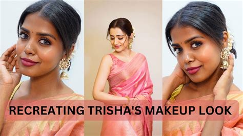 Trisha Makeup Recreation Using Beginner Makeup Steps Harini Si