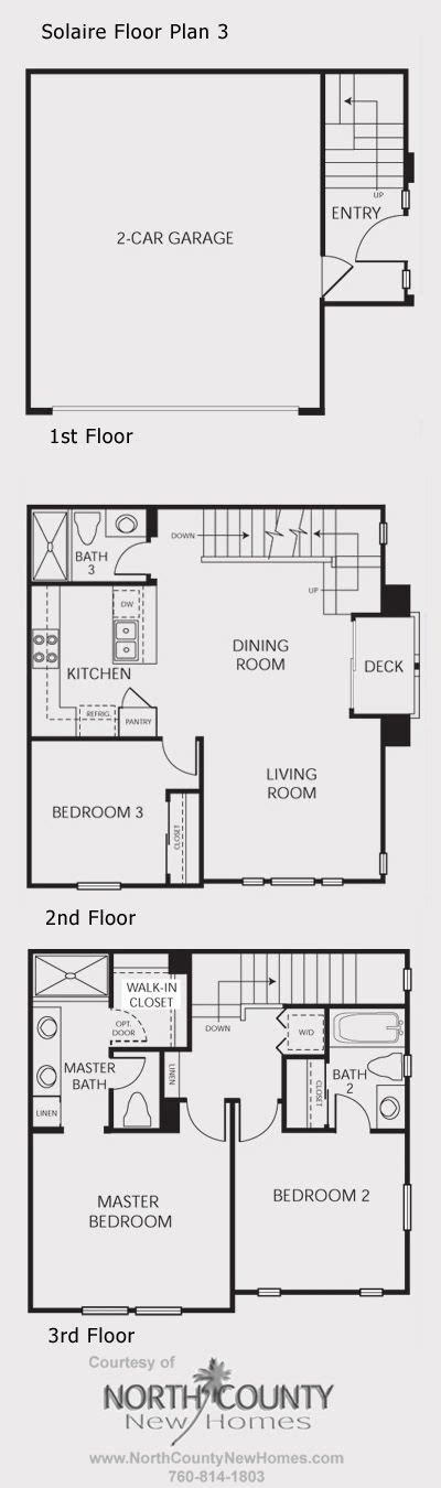 Solaire v6 & solaire sit v7/8. Floor Plan 3 at Solaire - Old Creek Ranch Homes San Marcos ...