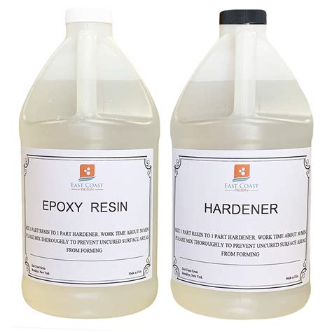 Epoxy Resin 1 Gallon Kit General Purpose For Super Gloss Coating And