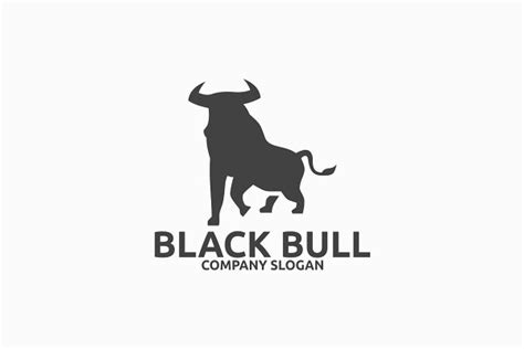 Black Bull Creative Logo Templates ~ Creative Market