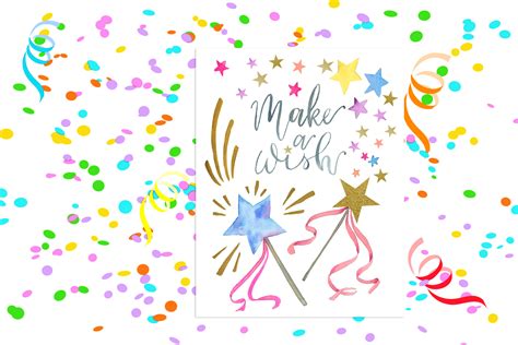 Make A Wish Party Printable Tinselbox