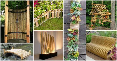 Line a walkway, grow a cluster, build a privacy wall, install a natural backdrop, or fill a container! DIY Tropical Bamboo Crafts That You Should Not Miss - Garden Ideas & Outdoor Decor