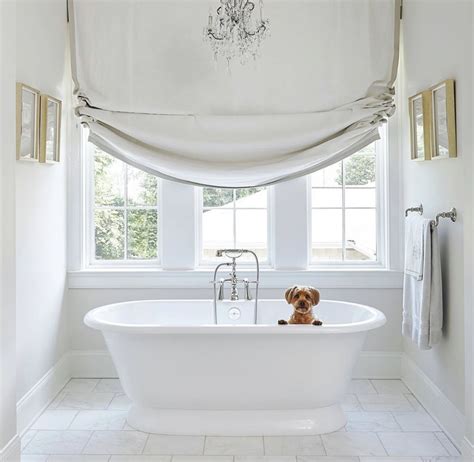 8 ideas to make a room look expensive. Master bathroom image by Kris Wichern on Drapery ideas ...