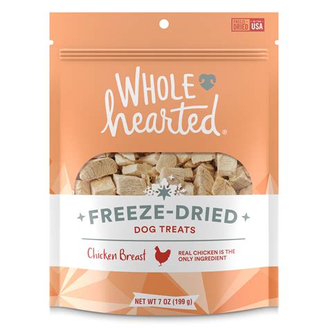 Wholehearted Chicken Breast Freeze Dried Dog Treats 7 Oz Petco