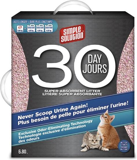 Simple Solution Super Absorbent Unscented Non Clumping Clay Cat Litter
