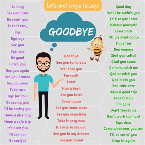 60+ Alternative Ways to Say GOODBYE in English - ESLBuzz Learning ...