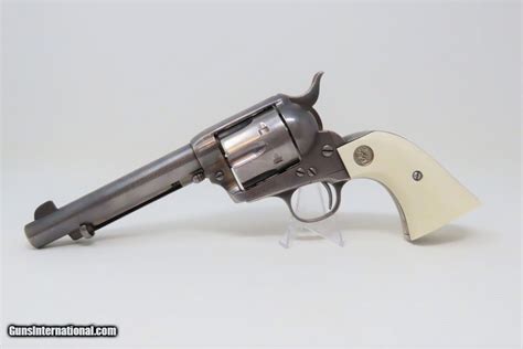 1901 Silver Plated Single Action Army Peacemaker 38 40 Wcf Revolver