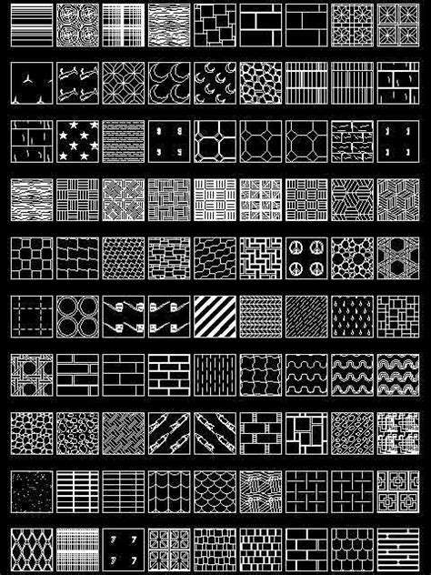 Architectural Hatch Patterns Cadblocksdwg