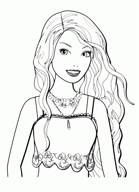 This collection is generally meant for colorers of more advanced (adult) skill levels. Barbie Coloring Pages Fashion - Coloring Home