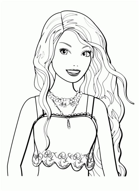 If your little princess is love with the queen of pink, then printing off a few of these coloring pages will delight her! Barbie Coloring Pages Fashion - Coloring Home