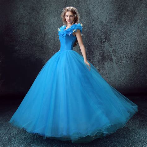 New Cinderella Princess Cosplay Cinderella Dress For Adult Women