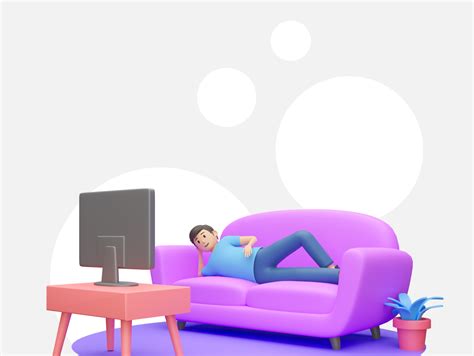 Being Lazy 3d Illustration By Imoogigraphic Studio On Dribbble