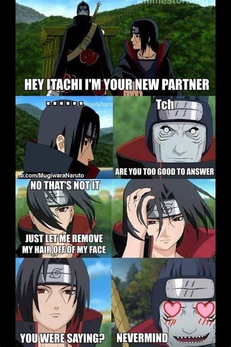 Cool Itachi And Naruto Funny References Andromopedia
