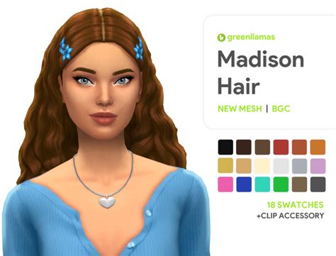 Maple Hair Greenllamas Greenllamas On Patreon Sims Hair Sims 4 Sims