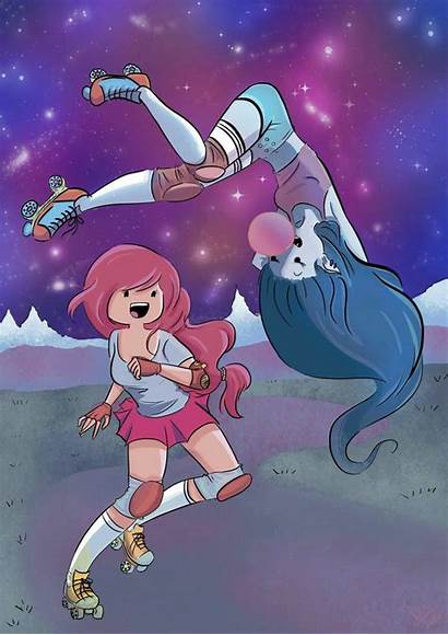 Adventure Marceline Bubblegum Anime Skating Princess Hora