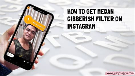 How To Get Medan Gibberish Filter On Instagram Youtube