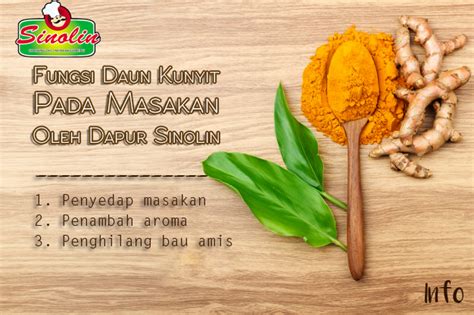 Nilu, bidar, pandan, tawakal, meroyan, melaram, belasah. Info: Fungsi Daun Kunyit Pada Masakan Oleh Dapur Sinolin ...