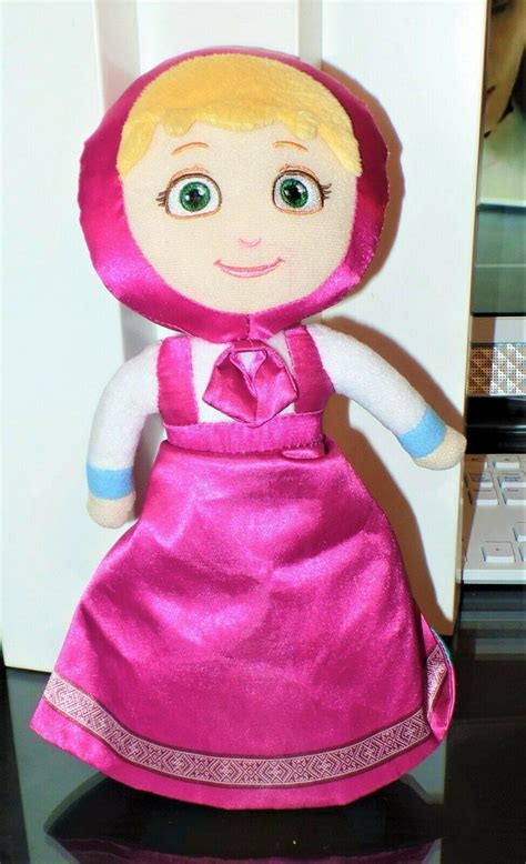 Masha And The Bear Masha Transforming Flip Doll Plush Blue Pink Netflix 3881806330