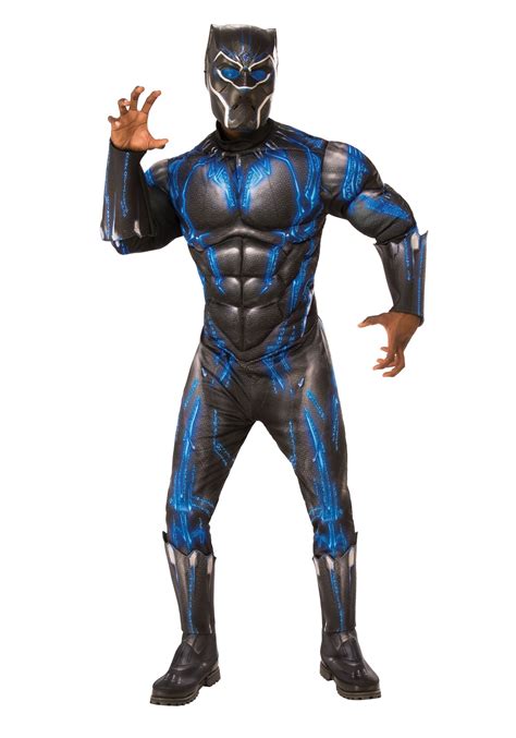 Disfraz Azul De Black Panther Deluxe Para Adulto