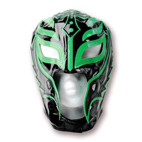 Rey Mysterio Half Green And Black Replica Mask Pro Wrestling Fandom